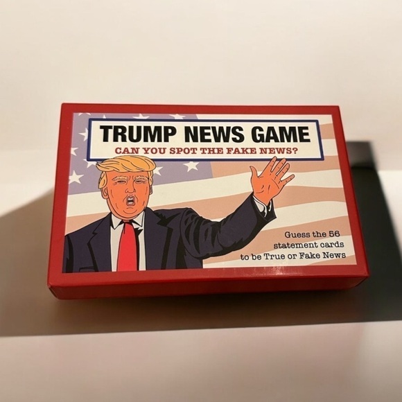 NWT Trump News Game- Can You Spot the Fake News? Card game - Picture 1 of 4